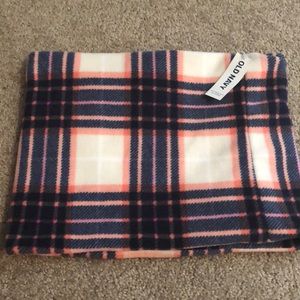 Fleece infinity winter scarf